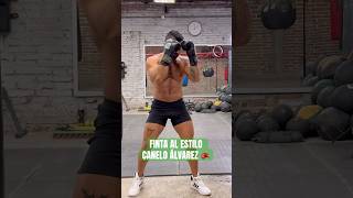 Finta al estilo del CANELO ÁLVAREZ 🥊 [upl. by Einattirb]