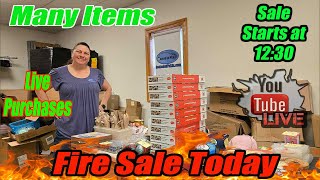 Live Fire sale Many items toys clothing home decor and much more [upl. by Ryley]