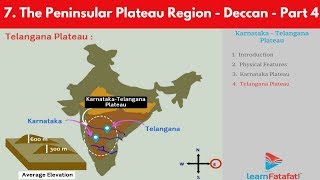 The Peninsular Plateau Region Deccan [upl. by Nidnal806]