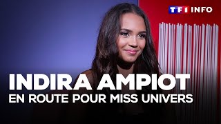 Comment Indira Ampiot se prépare pour Miss Univers｜TF1 INFO [upl. by Oigimer43]