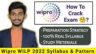 How To Crack Wipro Aptitude Exam  Syllabus amp Preparation Strategy  Wipro 2022 [upl. by Sobel531]