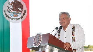 Inauguración del Acueducto Adolfo López MateosXpujil desde Calakmul Campeche [upl. by Ecienaj852]