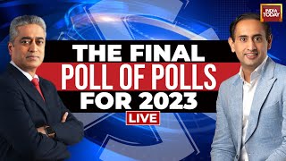 Exit Polls 2023 LIVE Fastest Exit Poll Results For All 5 State Elections In 2023  India Today LIVE [upl. by Osgood]