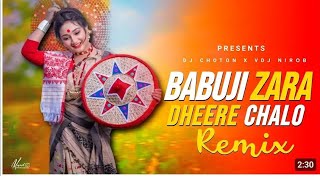 Babuji Zara Dheere Chalo  Remix  Puja Special Remix  DJCHOTON1 VDJNIROB  Old Is Gold [upl. by Wardieu262]