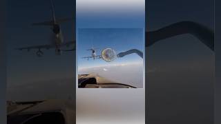 Airplane refueled midair airplane shorts viralvideo [upl. by Nyleahcim]