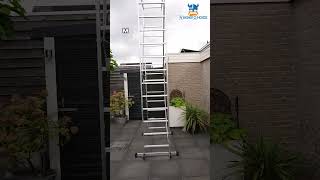 Mobile scaffolding tower foldable 5m scaffolding constructionequipment toolreview scaffold [upl. by Gardie32]