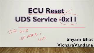 UDS Service 0x11  ECU Reset [upl. by Alpert]