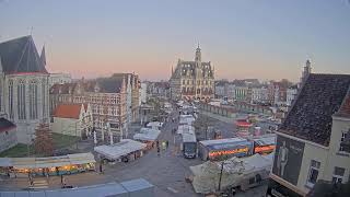 Webcam vLeeshuis Oudenaarde Markt [upl. by Ehrman]