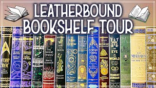 LEATHERBOUND BOOKSHELF TOUR 2021  Easton Press Barnes amp Noble Collectible Editions etc [upl. by Ettennek]