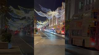 Christmas lights 2024 London United Kingdom merrychristmas christmas music shortvideo shorts [upl. by Nylecaj]