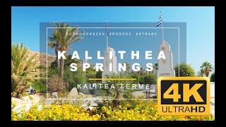 Kallithea Springs Kalitea Terme  Rodosz  Rhodes 4K [upl. by Mark]