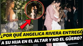 Sofía Castro revela por qué su madre Angélica Rivera la entregó en el altar el día de su boda😱 [upl. by Koblas151]