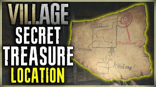 WHERE DOES THE TREASURE MAP LEAD IN RESIDENT EVIL 8 VILLAGE GUIDE  SECRET LOOT IN THE DUNGEON RE8 [upl. by Phail]