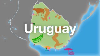 Uruguay  Geografie Bevölkerung amp Wirtschaft [upl. by Cramer]