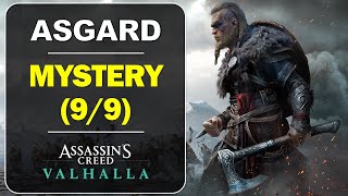 Asgard All Mysteries  Assassins Creed Valhalla Asgard World Events [upl. by Mad]