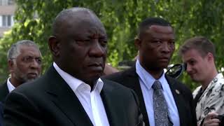 Blasts in Kyiv as African leaders arrive in Ukraine [upl. by Dewar392]