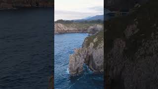 Coastlinenorthspaindroneview nature hymntothesea travel mountains beautiful [upl. by Jamieson]