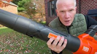 This Leaf Blower Packs a Punch  Review and Demo [upl. by Lemak248]