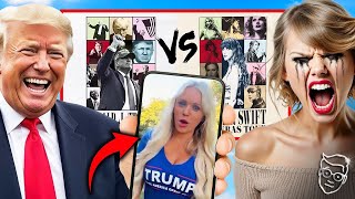 Taylor Swift MELTDOWN As Trump TROLLS Her With MAGA Merch  Swifties For Trump BURN Taylor Albums 🔥 [upl. by Michaeline480]