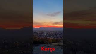 Sunset 🌅 korca albania shqip edirama perendim shqiperi [upl. by Annoyi325]