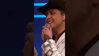 Christian Nodal y Belinda cantan JUNTOS en La Voz ❤️  lavozglobal shorts [upl. by Eehtomit619]