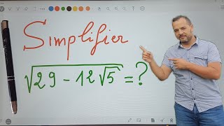 Comment simplifier la racine carrée dune somme de deux nombres réels [upl. by Bramwell]