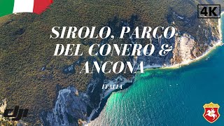 Sirolo Parco del Conero amp Ancona  Italia  4K Cinematic Drone Footage  DJI Mini 4 Pro [upl. by Thema]