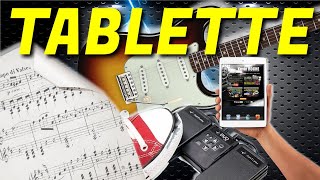 TOUT SAVOIR sur lutilisation dune TABLETTE pour ses PARTITIONS TUTO GUITARE [upl. by Ecerehs]