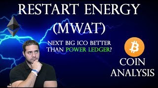 RESTART ENERGY MWAT  COIN ANALYSIS  NEXT BIG ICO BETTER THAN POWER LEDGER [upl. by Imojean]