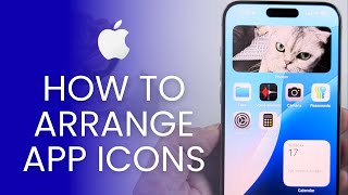 How To Rearrange Home Screen Apps On iPhone iOS 18 [upl. by Nyre105]