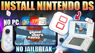 iNDS iOS  Play Nintendo DS  No Computer No Jailbreak 2023 [upl. by Mireielle]