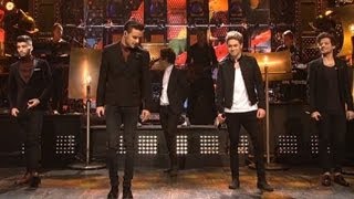 One Direction  Through The Dark  SNL 2013 Performance Debut  Out [upl. by Einnoc]