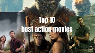 Top 10 Must Watch Action movies  2024 Edition [upl. by Anaed]