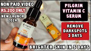 Pilgrim Vitamin C 15 Serum  Pilgrim Vitamin C Serum Advance Brightness  Festival Sale 2024 [upl. by Nnalyrehc]