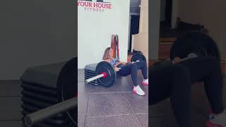 How to Do a Barbell Hip Thrust barbellhipthrusts [upl. by Gildas]