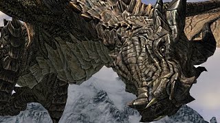 Skyrim  quotMIRMULNIRquot Dragon Boss Fight Dragon Rising Quest Western Watchtower LEGENDARY [upl. by Yalonda432]