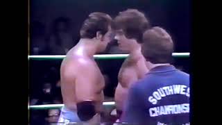 Tully Blanchard vs Manny Fernandez Southwest 1982 [upl. by Aymahs]