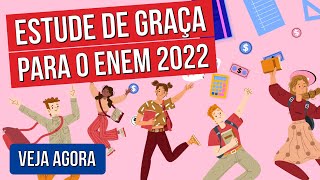 CURSOS GRATUITOS ENEM 2022  Extensivo Intensivo ou Semi Veja agora Estude de graça para o Enem [upl. by Tnerb480]