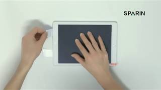 Installation Tutorial for Tablet Screen Protector with Guide Stickers SPARIN A09 [upl. by Ivzt621]