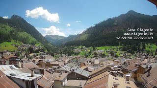 Timelapse 22072024  Webcam Casa Ciajeole  Moena Val di Fassa Dolomiti [upl. by Middendorf]