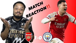 Arsenal 10 Man City  Troopz Match Reaction  The Martinelli Sub Changed Everything [upl. by Lester945]