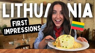 LITHUANIA SURPRISED US Best of Vilnius amp Lithuanian Food 🇱🇹 [upl. by Tartan]