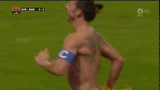 Zlatan Ibrahimovic  Incredible Goal SwedenEngland 42 HD [upl. by Deva420]