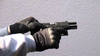 Walther PPQ M2 Kaliber 9mm PAK Schusstest [upl. by Ahsiral]