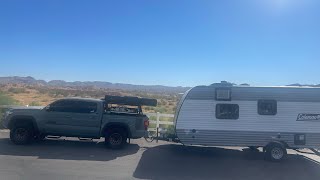 Our first Trip with our Coleman camper  ￼Let’s Go😀😀😀 [upl. by Sremmus]