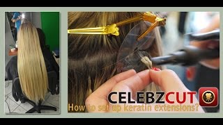 How to Apply Keratin Hair Extensions [upl. by Malena]