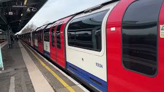 “NEW” Refurbished Central Line 1992 stock at Greenford Station on test 15224 [upl. by Nymassej]