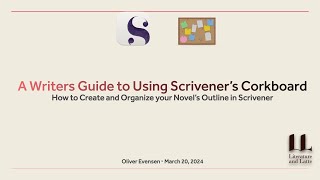 2024 Scrivener Tutorial A Writers Guide to Using Scrivener’s Corkboard Webinar [upl. by Pell]