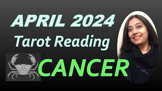 Cancer April 2024  tarot reading [upl. by Arodnahs]