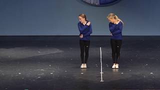 Morgan and Madison Mallum  Clogging Duet  Dont Be So Hard On Yourself [upl. by Hendon]